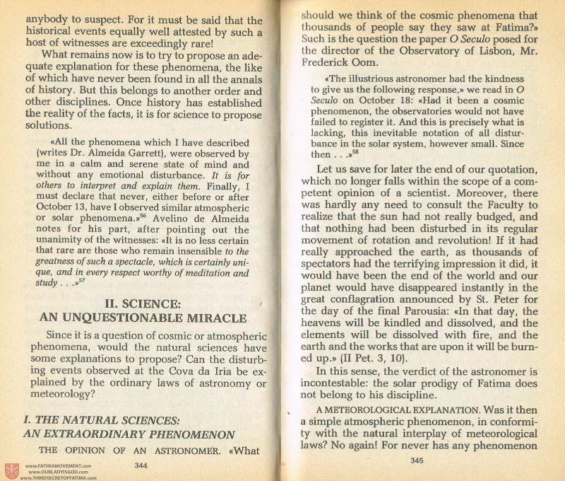The Whole Truth About Fatima Volume 1 pages 344-345