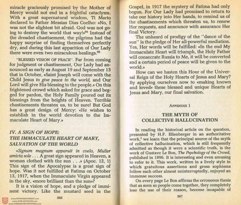 The Whole Truth About Fatima Volume 1 pages 366-367