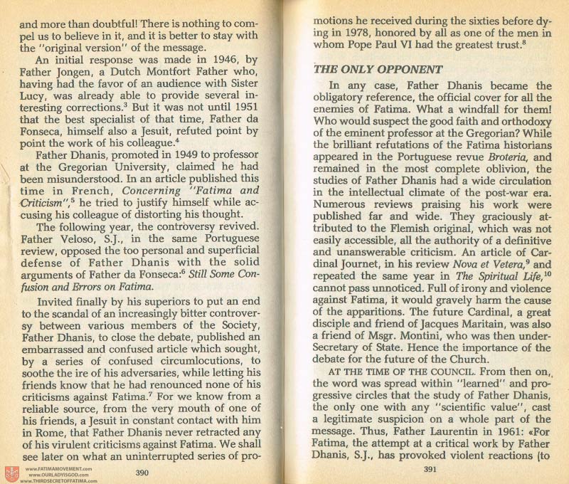 The Whole Truth About Fatima Volume 1 pages 390-391