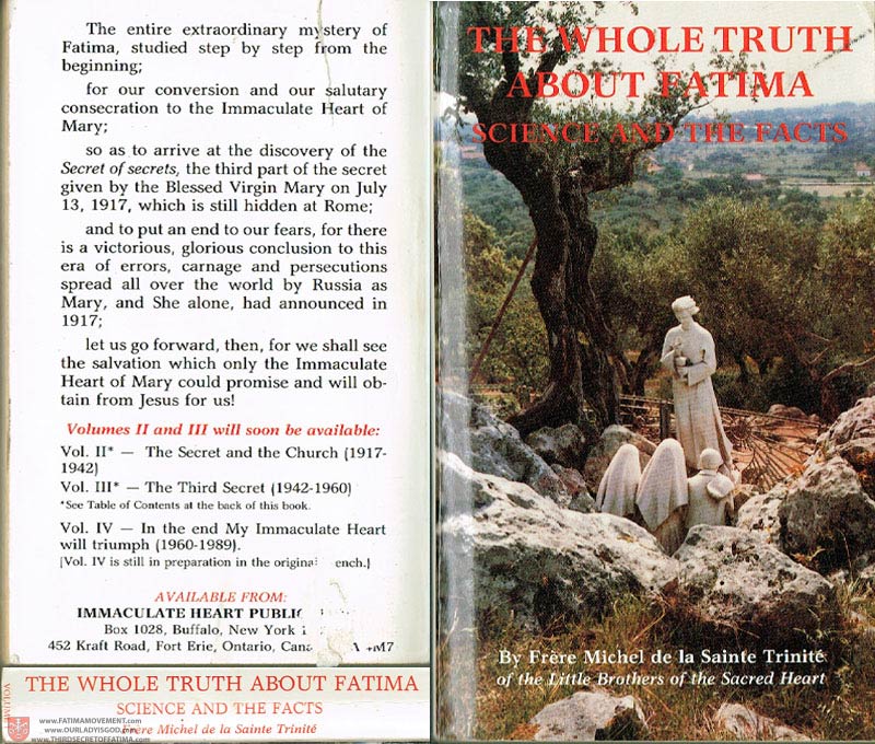 The Whole Truth About Fatima Volume 1 cover-end