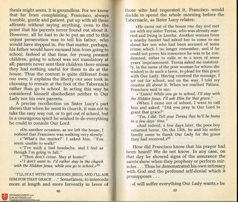 The Whole Truth About Fatima Volume 2 pages 72-73