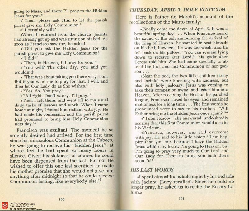 The Whole Truth About Fatima Volume 2 pages 86-87