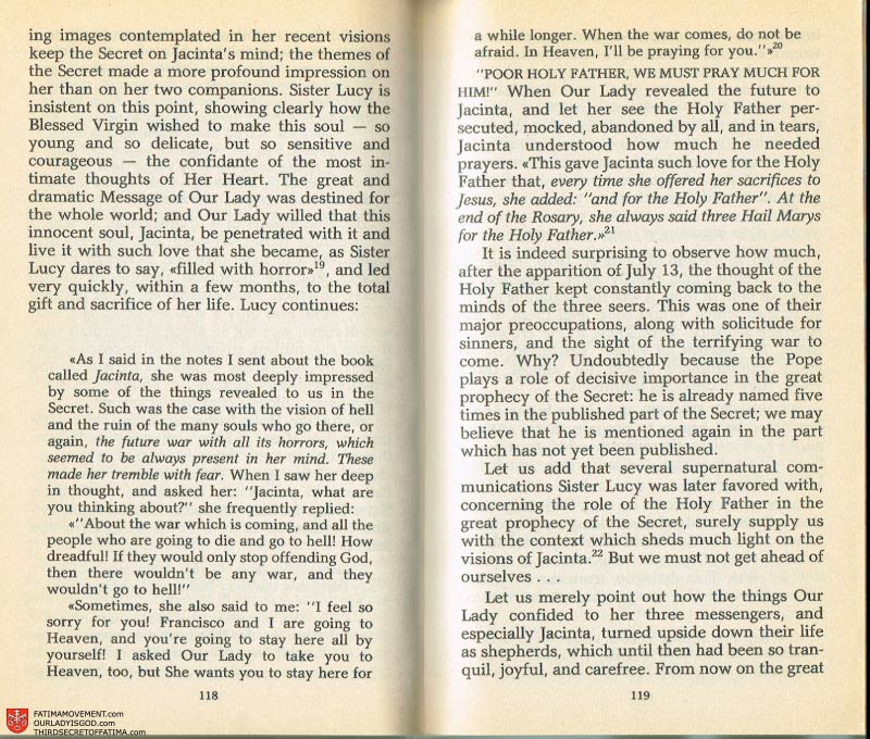 The Whole Truth About Fatima Volume 2 pages 104-105