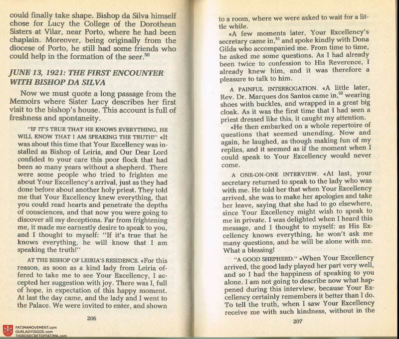 The Whole Truth About Fatima Volume 2 pages 192-193
