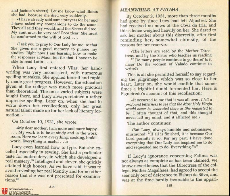 The Whole Truth About Fatima Volume 2 pages 200-201