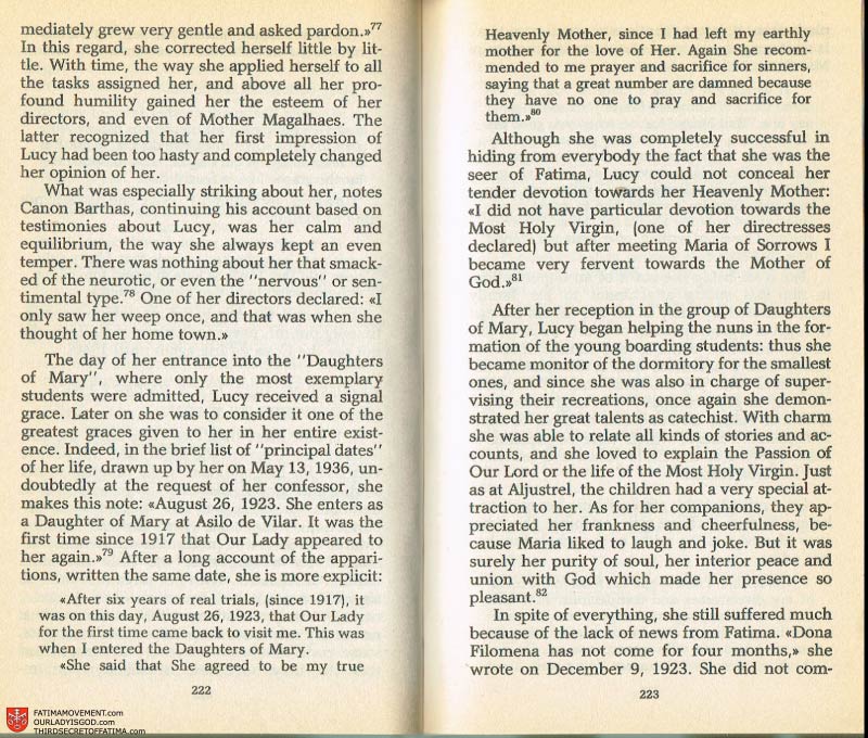 The Whole Truth About Fatima Volume 2 pages 208-209