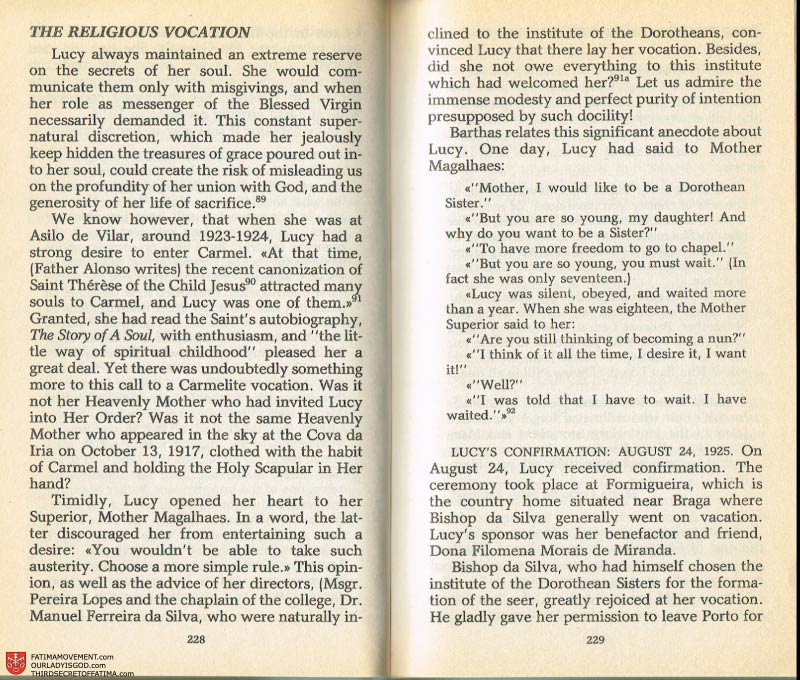 The Whole Truth About Fatima Volume 2 pages 214-215