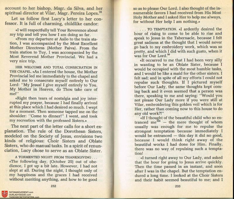 The Whole Truth About Fatima Volume 2 pages 218-219