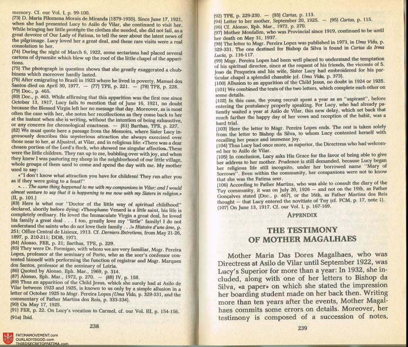 The Whole Truth About Fatima Volume 2 pages 224-225