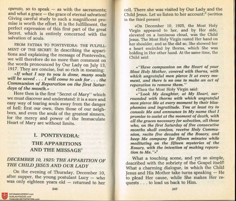 The Whole Truth About Fatima Volume 2 pages 232-233
