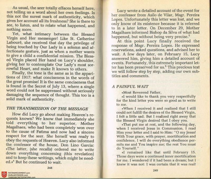 The Whole Truth About Fatima Volume 2 pages 234-235