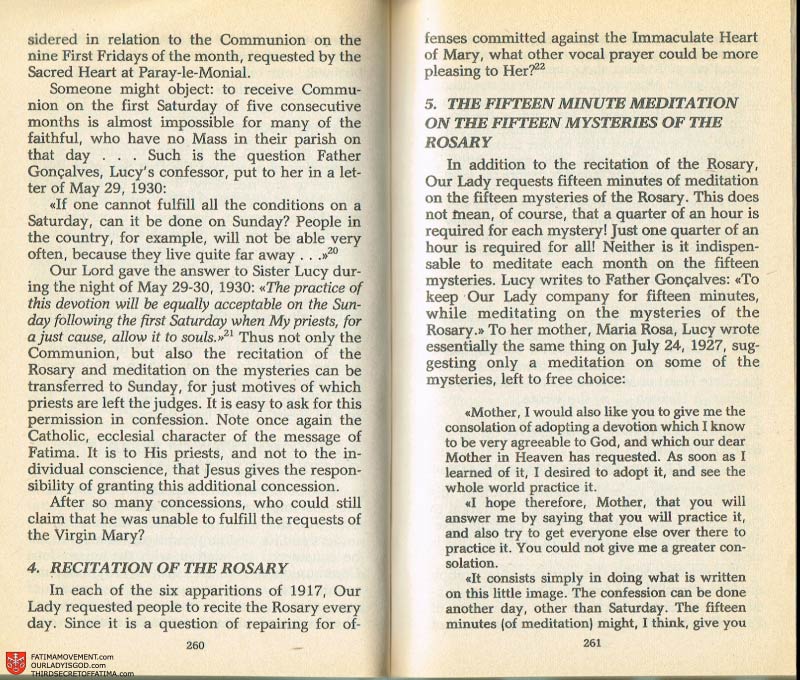 The Whole Truth About Fatima Volume 2 pages 246-247