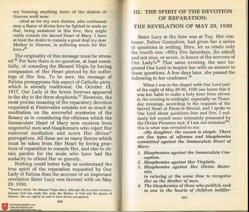 The Whole Truth About Fatima Volume 2 pages 250-251