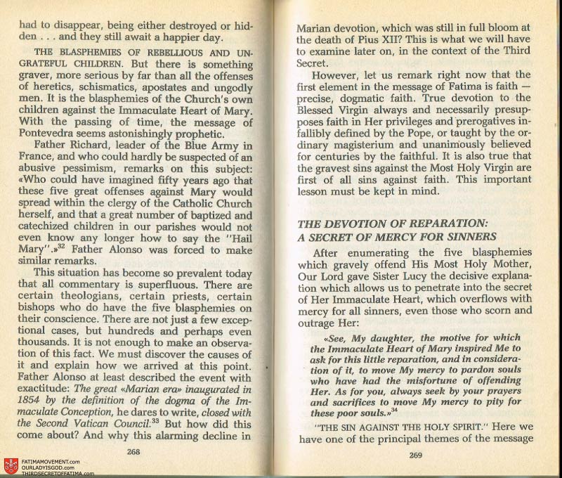 The Whole Truth About Fatima Volume 2 pages 254-255