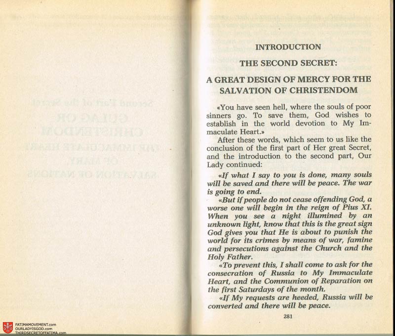 The Whole Truth About Fatima Volume 2 pages 266-267