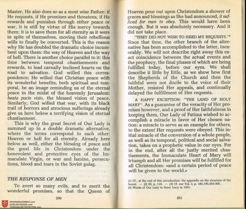 The Whole Truth About Fatima Volume 2 pages 276-277