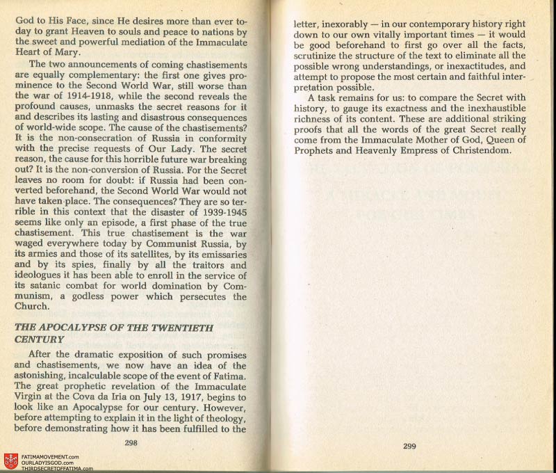 The Whole Truth About Fatima Volume 2 pages 284-285