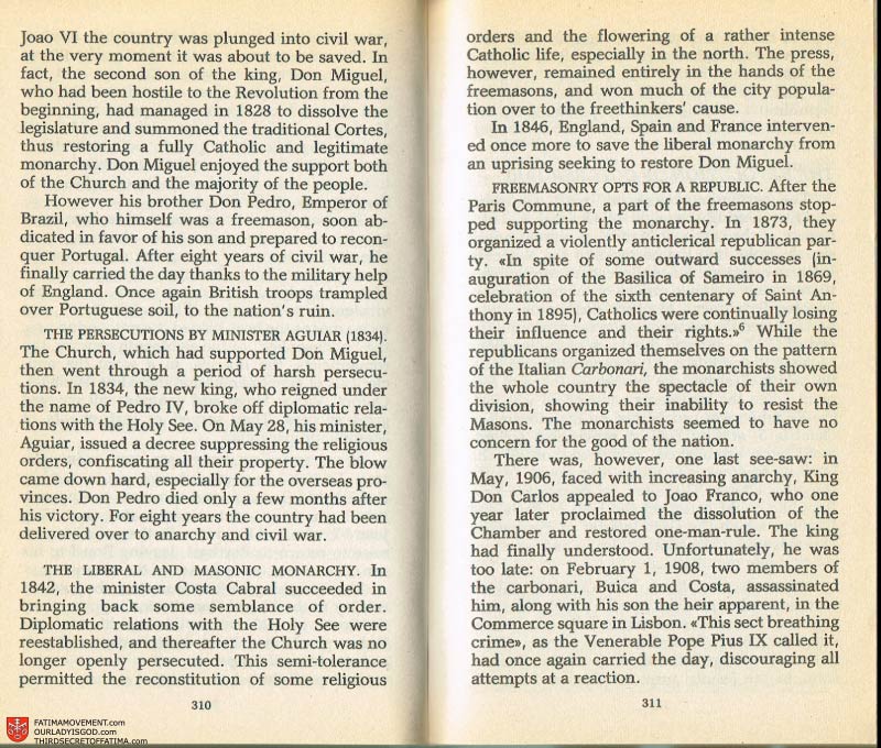 The Whole Truth About Fatima Volume 2 pages 296-297
