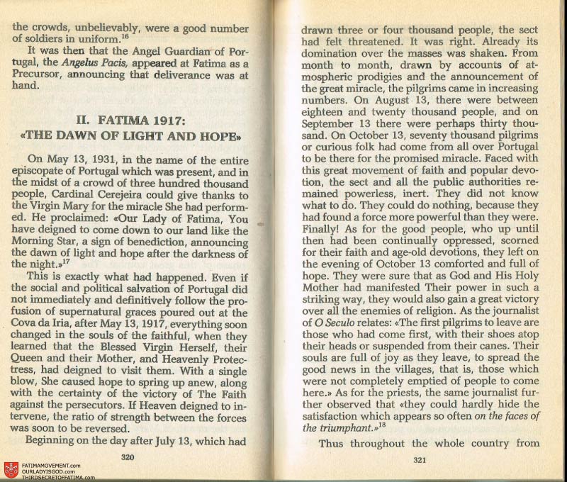The Whole Truth About Fatima Volume 2 pages 306-307