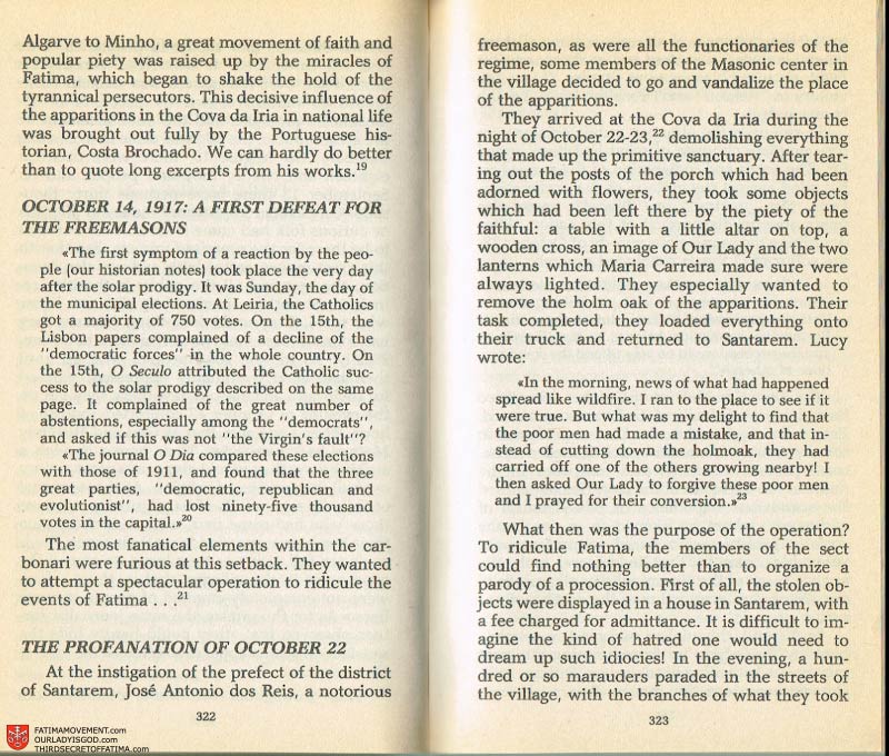 The Whole Truth About Fatima Volume 2 pages 308-309