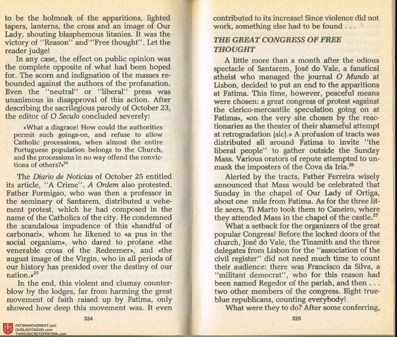 The Whole Truth About Fatima Volume 2 pages 310-311