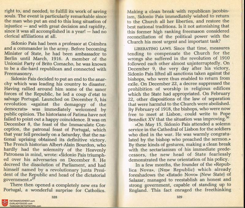 The Whole Truth About Fatima Volume 2 pages 314-315