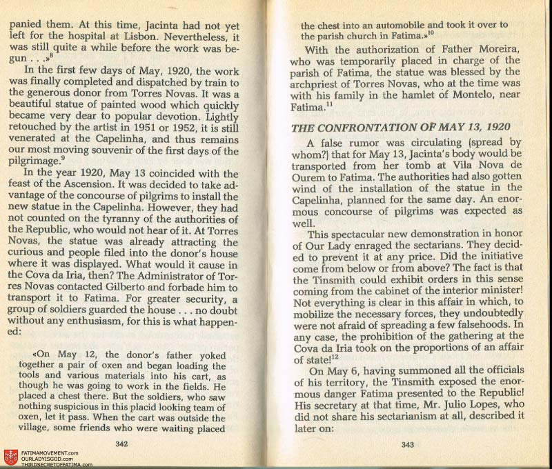 The Whole Truth About Fatima Volume 2 pages 328-329