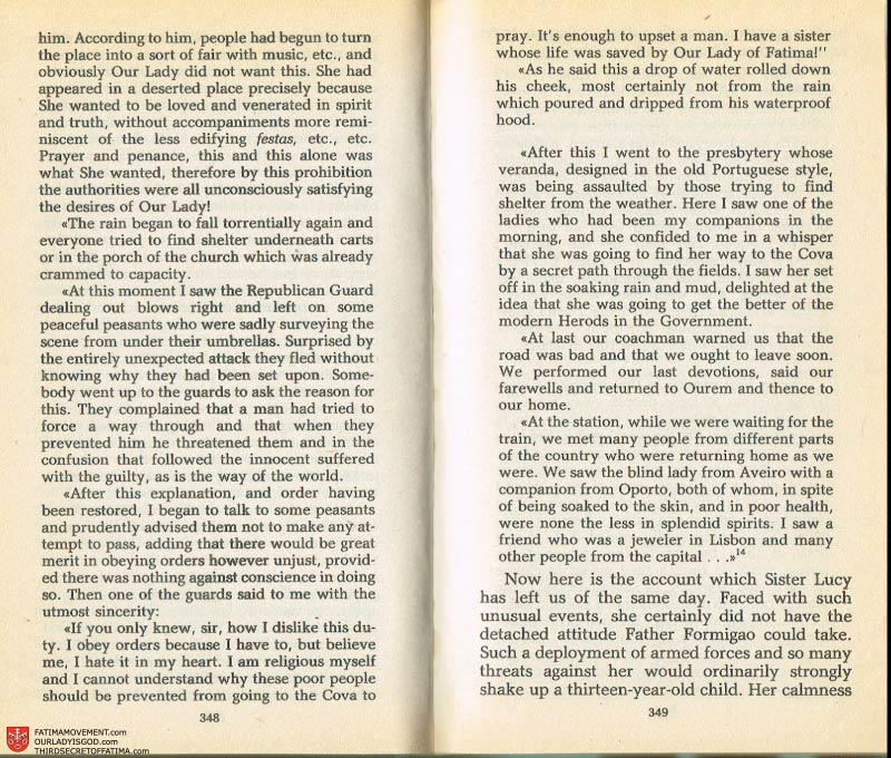 The Whole Truth About Fatima Volume 2 pages 334-335