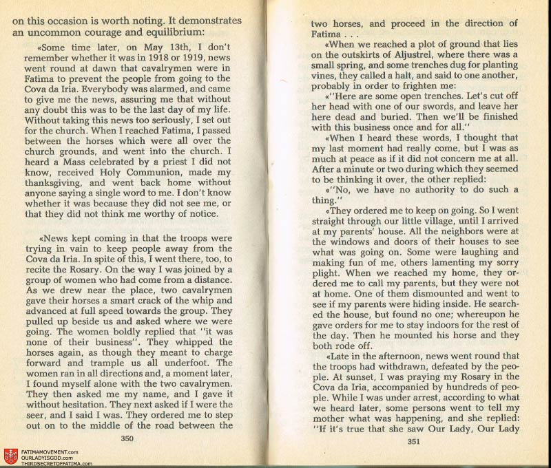 The Whole Truth About Fatima Volume 2 pages 336-337