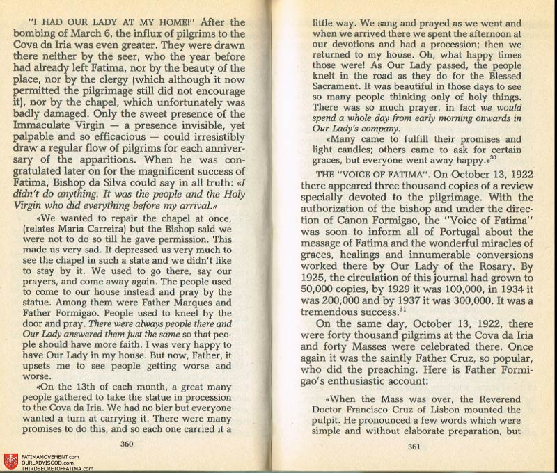 The Whole Truth About Fatima Volume 2 pages 346-347