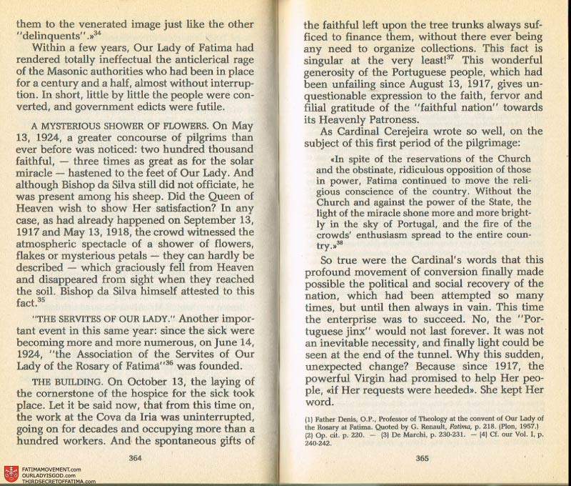 The Whole Truth About Fatima Volume 2 pages 350-351