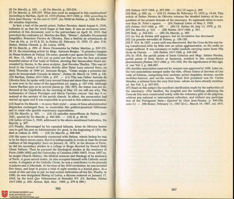 The Whole Truth About Fatima Volume 2 pages 352-353