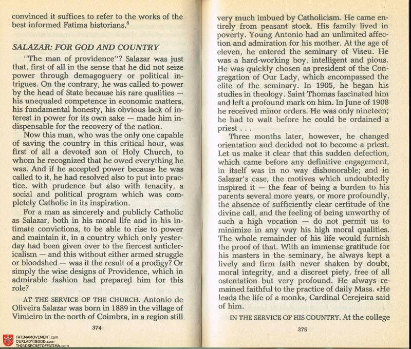 The Whole Truth About Fatima Volume 2 pages 360-361