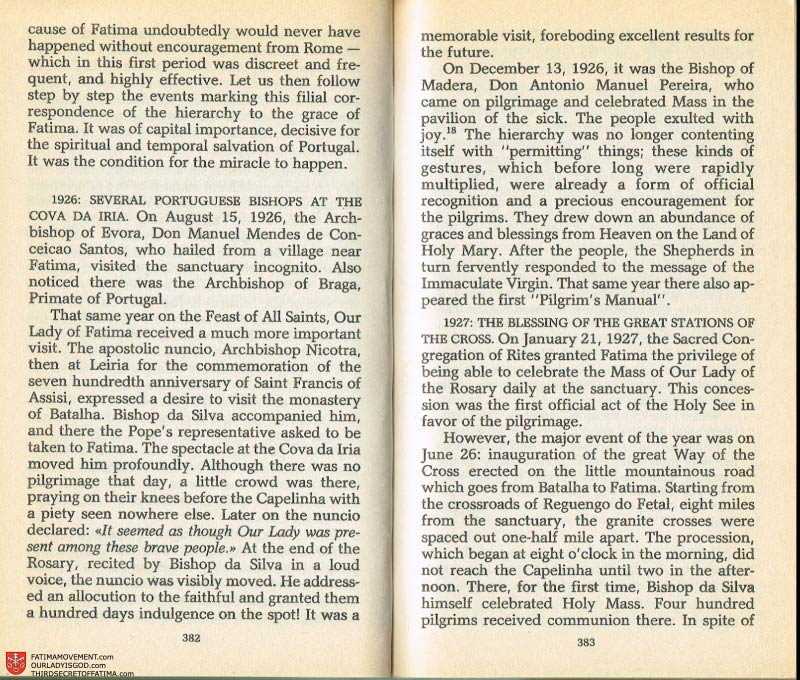 The Whole Truth About Fatima Volume 2 pages 368-369