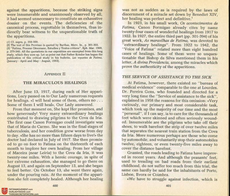 The Whole Truth About Fatima Volume 2 pages 386-387