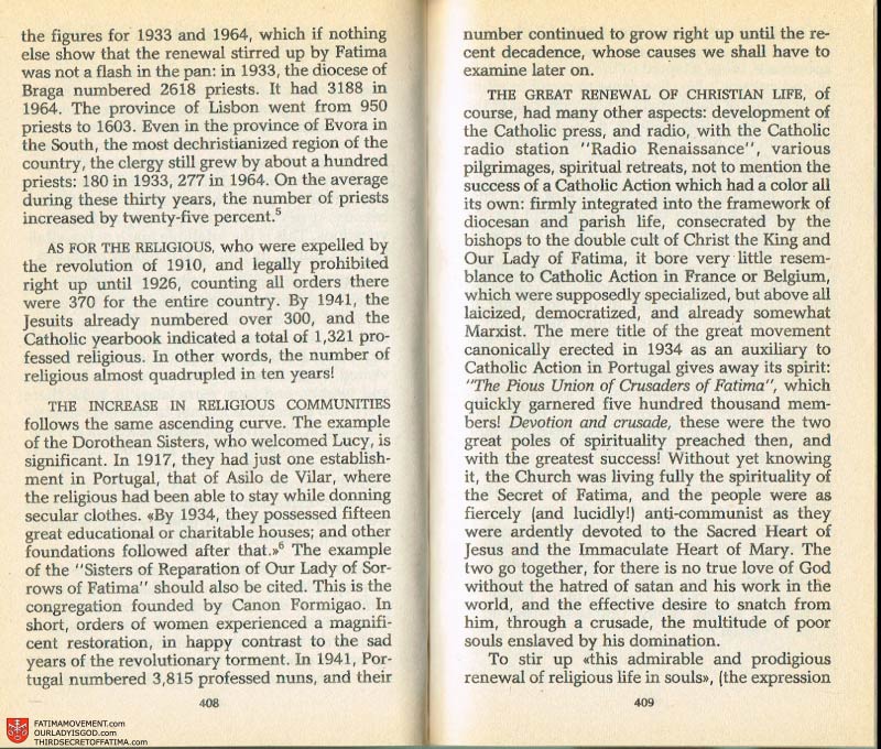 The Whole Truth About Fatima Volume 2 pages 394-395