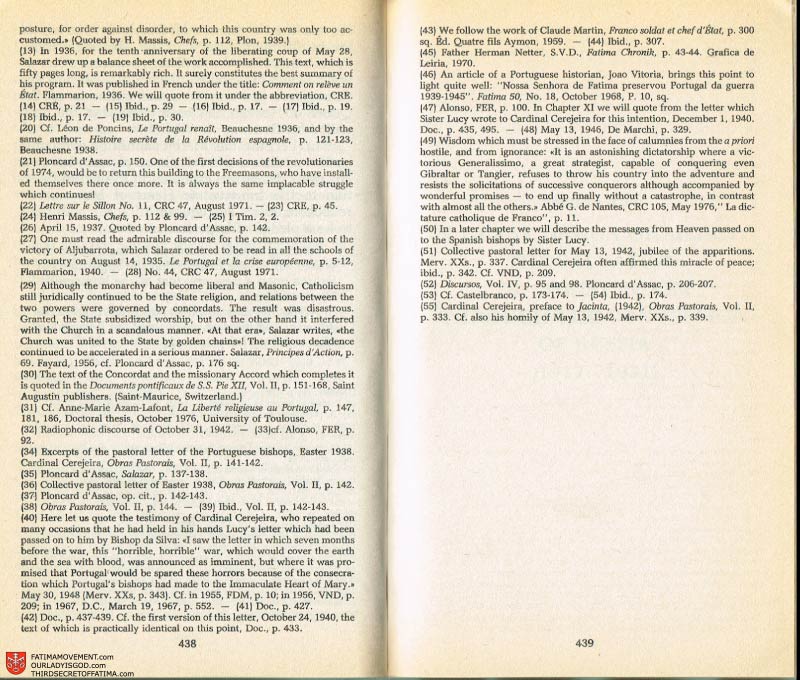 The Whole Truth About Fatima Volume 2 pages F-G