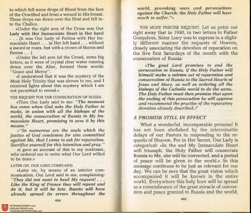The Whole Truth About Fatima Volume 2 pages 442-443