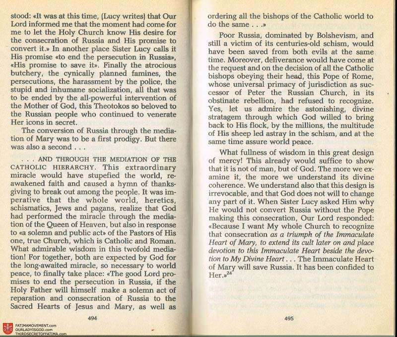 The Whole Truth About Fatima Volume 2 pages 472-473
