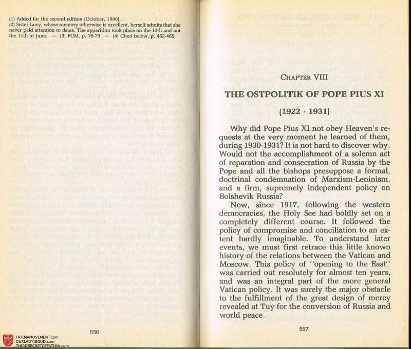 The Whole Truth About Fatima Volume 2 pages 534-535