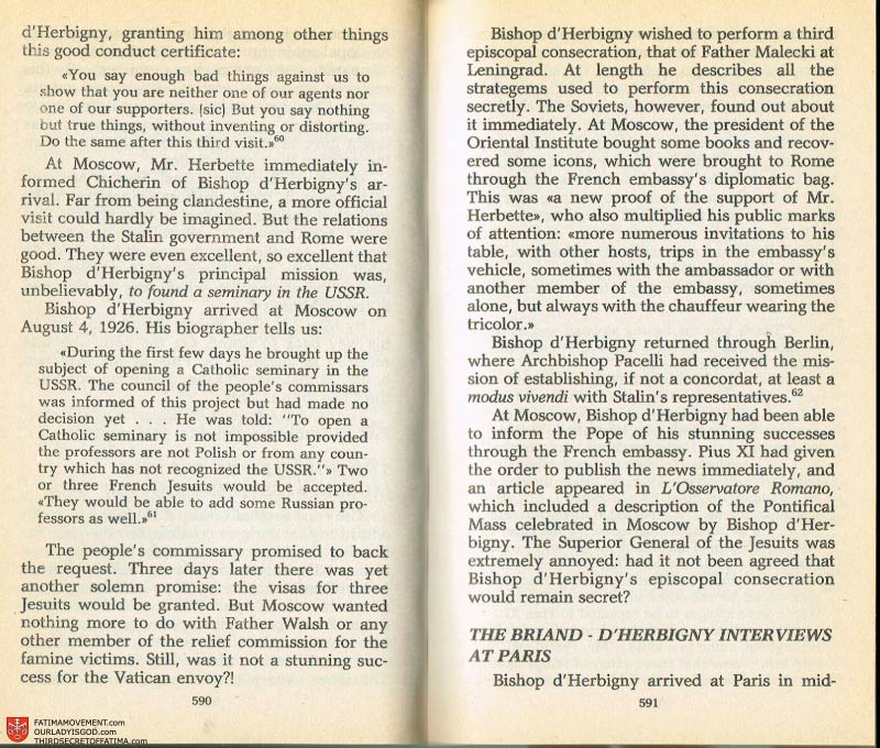 The Whole Truth About Fatima Volume 2 pages 568-569