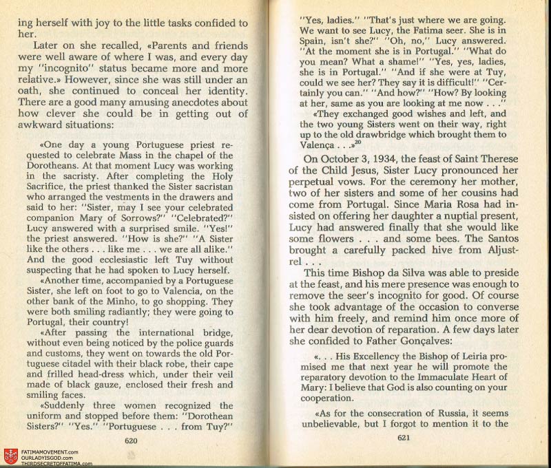 The Whole Truth About Fatima Volume 2 pages 598-599