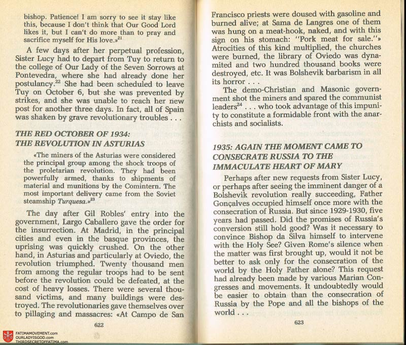 The Whole Truth About Fatima Volume 2 pages 600-601