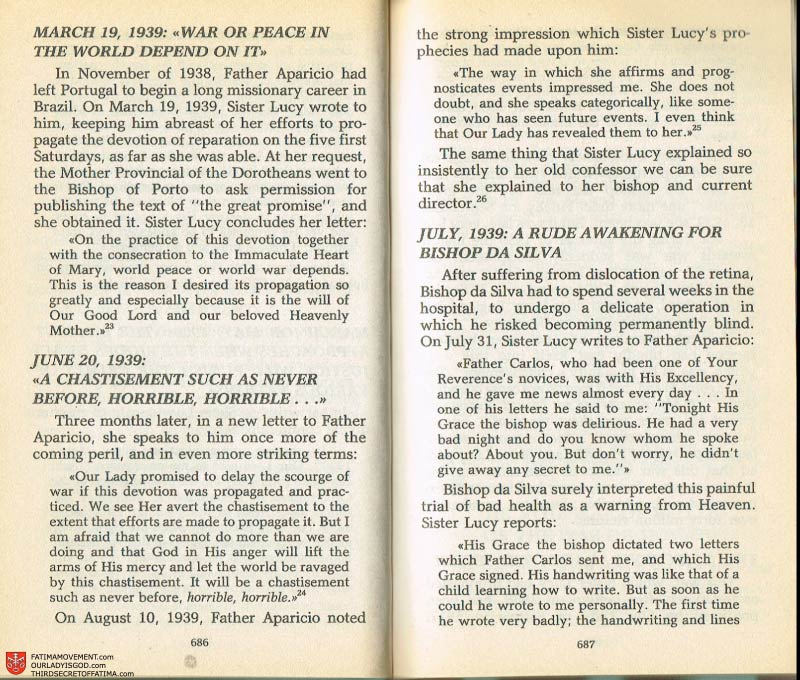 The Whole Truth About Fatima Volume 2 pages 664-665