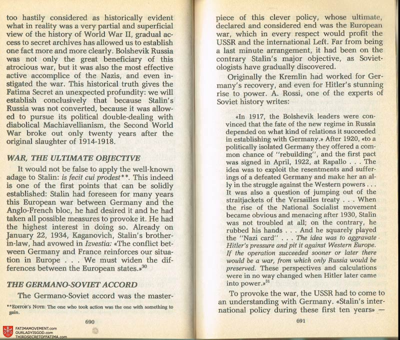 The Whole Truth About Fatima Volume 2 pages 668-669