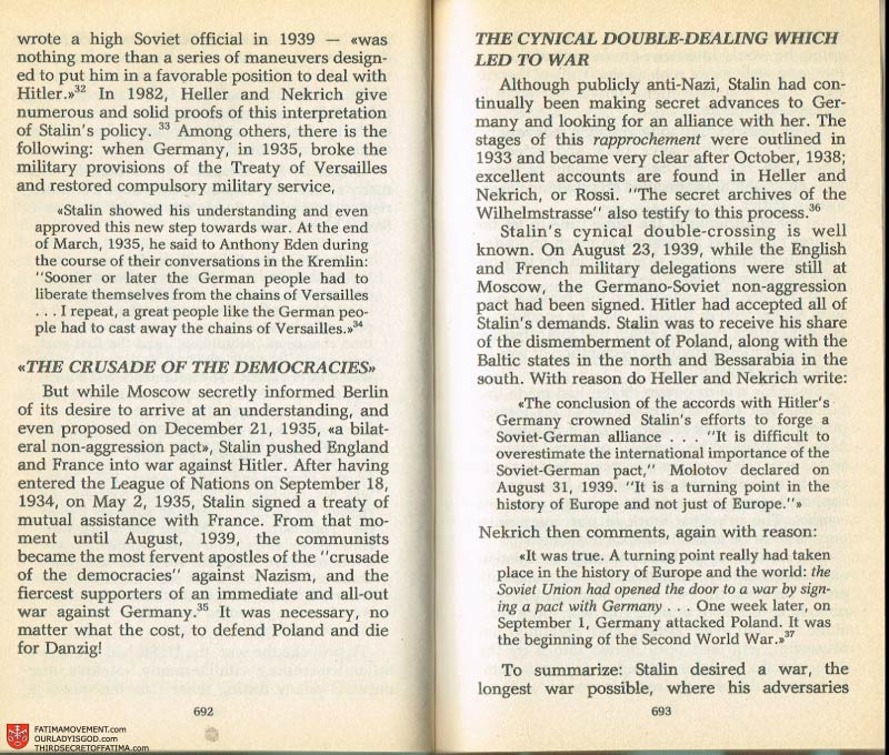 The Whole Truth About Fatima Volume 2 pages 670-671
