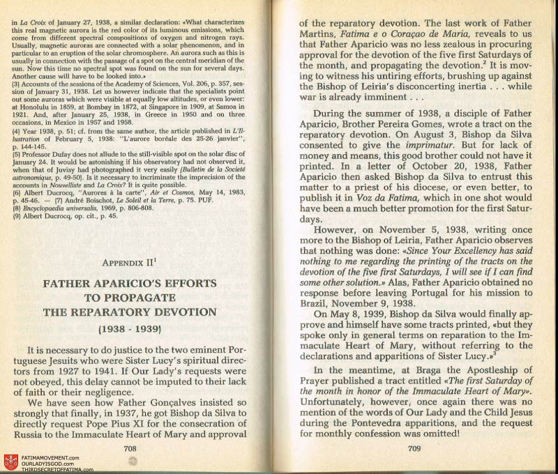The Whole Truth About Fatima Volume 2 pages 686-687