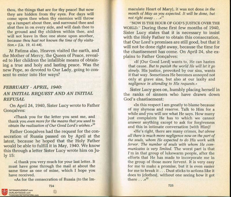 The Whole Truth About Fatima Volume 2 pages 702-703