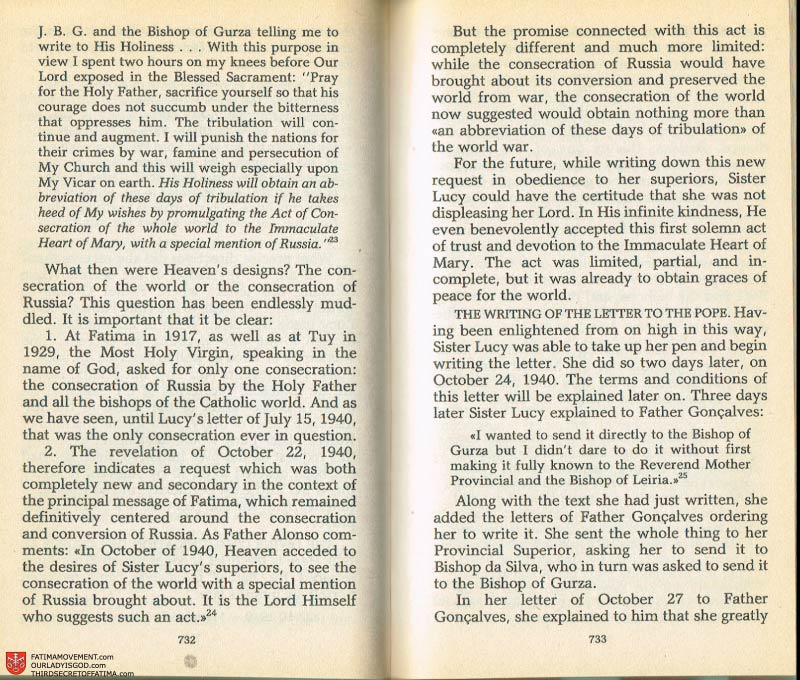 The Whole Truth About Fatima Volume 2 pages 710-711