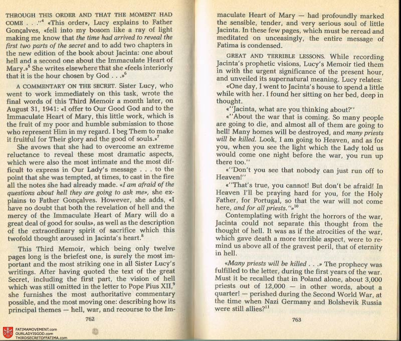 The Whole Truth About Fatima Volume 2 pages 740-741